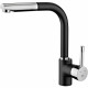 TEKA Grifo de cocina  ARK 938 N EXT NEGRO. 23938120N, Negro, extraible, Sobre encimera